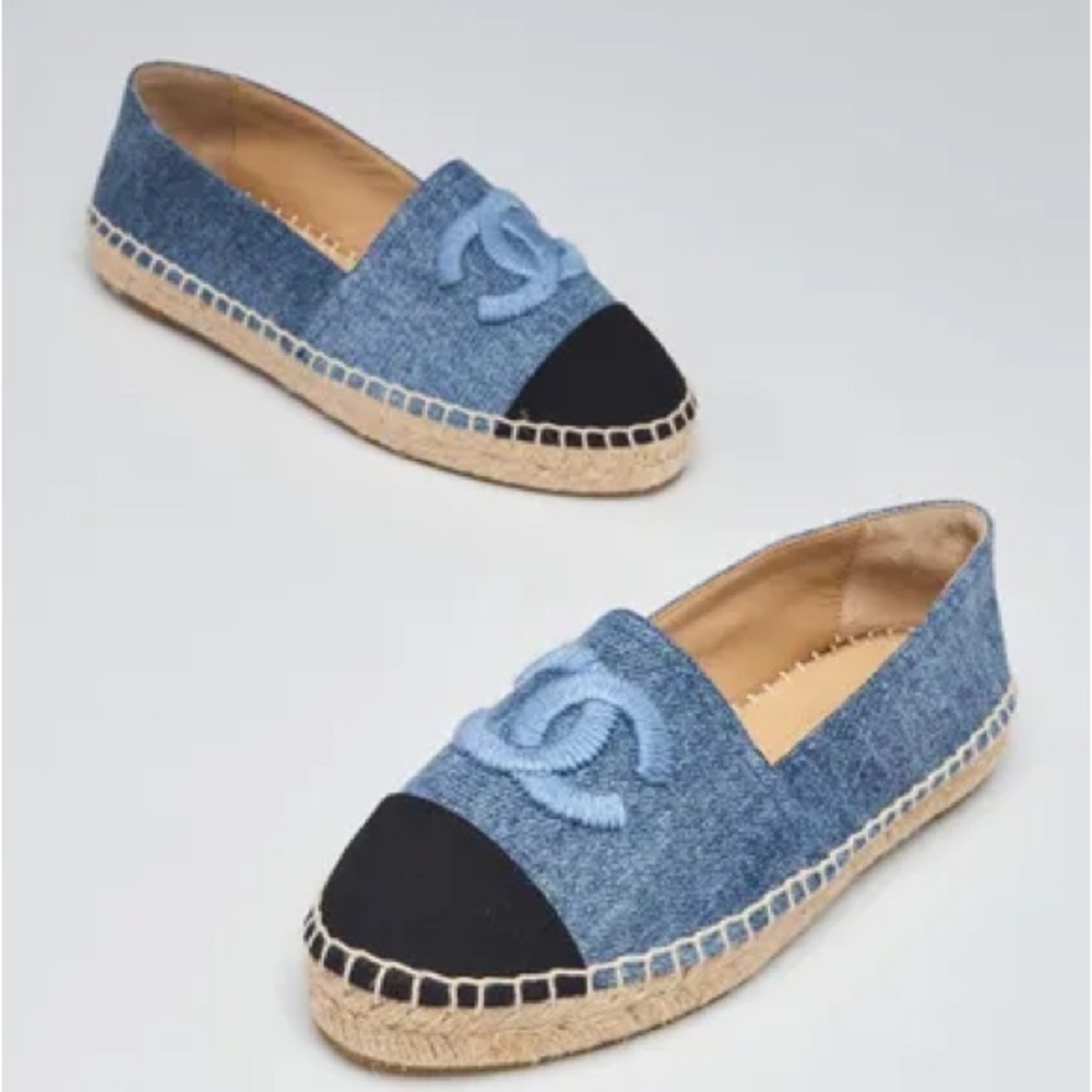 Chanel Denim Espadrilles